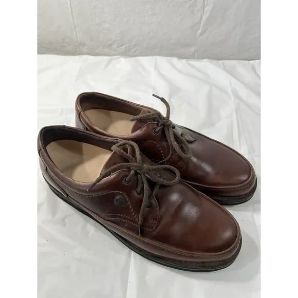 Hush Puppies The Body Shoe Size 14 Brown Leather Lace Up Men's Oxford - Picture 1 of 15